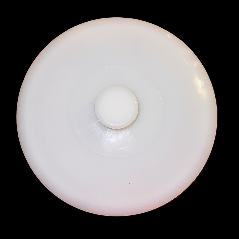 Vintage Glassbake Casserole Milk Glass LID ONLY White